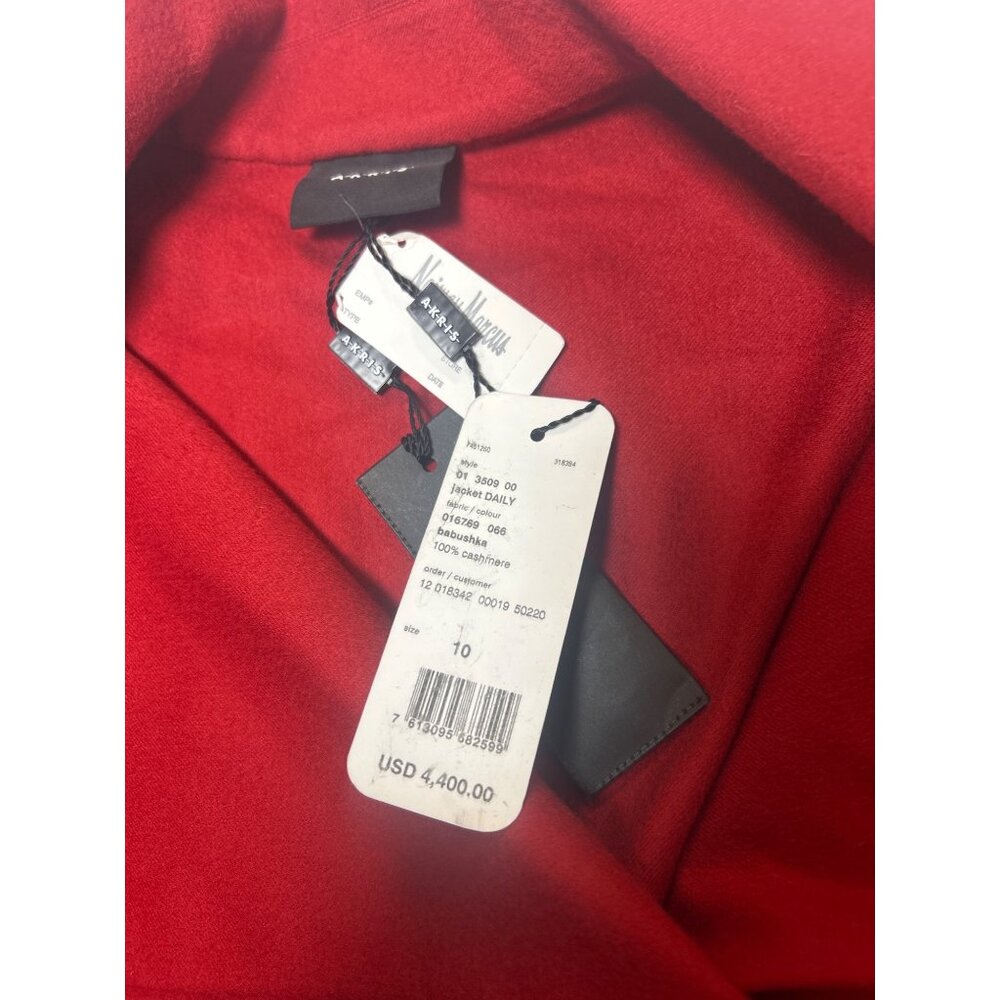 Akris Cashmere Daily Belted Jacket Babushka Size 10 NWT - Picture 3 of 5